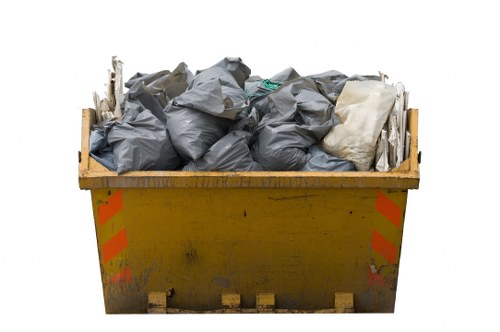 Recycling facility processing construction waste in Clapham