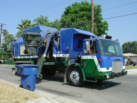 Professional site clearance equipment at work in Clapham