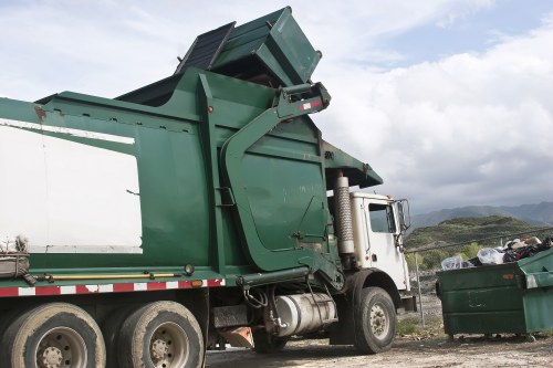 Professional garden waste removal in Clapham garden