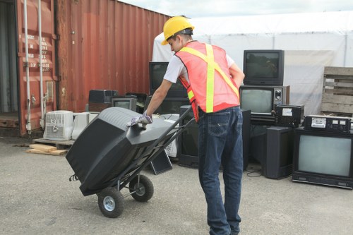 Electric van and segregated skips supporting sustainable waste collection